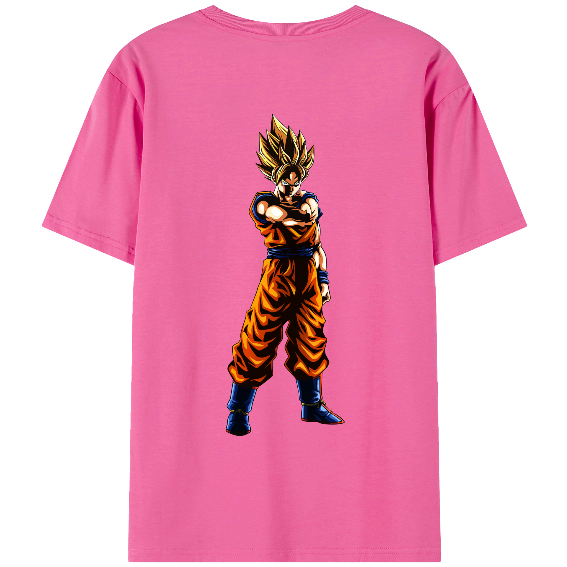 （画像用） ドラゴンボール 孫 悟飯（そんごはん）DRAGON BALL Son Gohan レディース半袖Tシャツ(バックプリント)